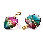 Подвески lampwork GLAA-T023-05K
