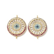 Подвески-подвески с цветным кубическим цирконием из латуни KK-Q068-52G