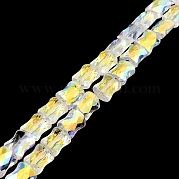 Ab цветные прозрачные стеклянные бусины пряди EGLA-P051-06A-A09