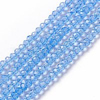 Прозрачные стеклянные бусины&nbsp;GLAA-R135-2mm-16