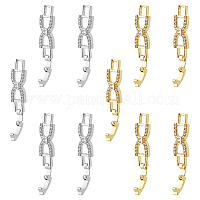 Wholesale SUPERFINDINGS 10pcs Brass Zirconia Fold Over Clasp Extender Leaf Necklace  Bracelet Extender Platinum Chain Extension Clasp for Jewelry Making  Necklaces Bracelets DIY Crafts 