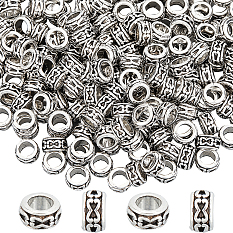 Sunnyclue 200pcs perles en alliage de style tibétain FIND-SC0002-45