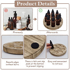 Держатель для бутылочек с эфирным маслом из дерева WOOD-WH0064-02