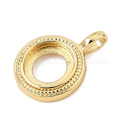 Pendentif de support de cabochon en laiton&nbsp;KK-CBA968C-03G-05