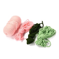 Kits d'aiguille de poinçon de tapis de tasse de coton de modèle de pêche de bricolage&nbsp;DIY-K032-39