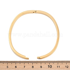 Простые браслеты из нержавеющей стали 304 BJEW-L610-25G-01