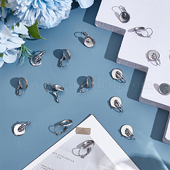 20 шт. фурнитура для сережек из нержавеющей стали 304&nbsp;STAS-LP0001-73