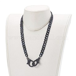 Персонализированные комплекты ожерелий из акриловых цепочек&nbsp;NJEW-JN03431