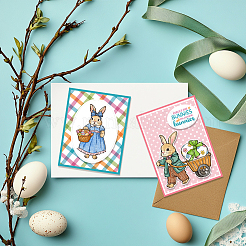 Klarsichtstempel aus PVC-Kunststoff&nbsp;DIY-WH0618-0325