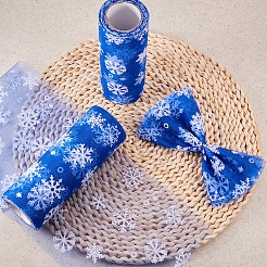 Cintas de malla decorativa de copo de nieve&nbsp;OCOR-P010-G14