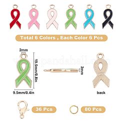 Наборы для самостоятельного изготовления подвесок на тему лент с информацией&nbsp;DIY-SC0014-18