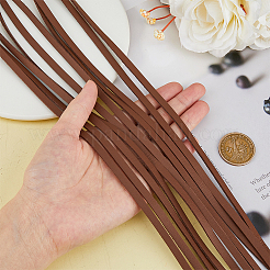 10 шт. плоский шнур из искусственной кожи WL-DC0001-02C