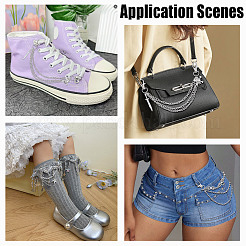 4 шт. 2 стиля цепи для обуви из сплава&nbsp;AJEW-HY0002-34