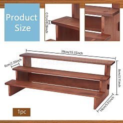 3-ярусные деревянные стойки-органайзеры для игральных костей&nbsp;ODIS-WH0086-155B