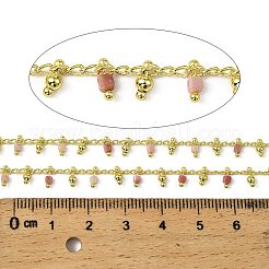 Кубические звенья из латуни ручной работы CHC-L053-10G-04