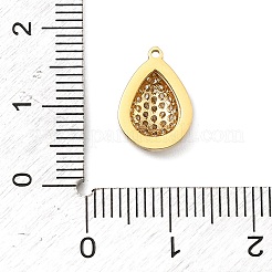 Подвески из нержавеющей стали 304 с микропаве из кубического циркония&nbsp;STAS-I356-04G-05