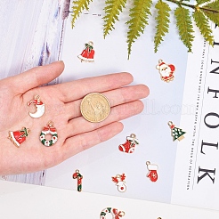 Подвески из эмали и сплава ENAM-SZ0001-19LG