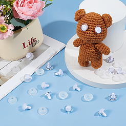 72 шт. пластиковые глаза для поделок&nbsp;DIY-PH0034-44B