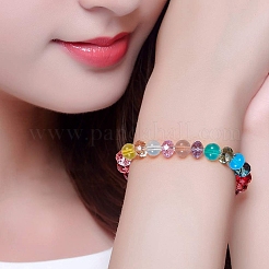 Выпечка окрашенные стеклянные бусины&nbsp;DGLA-PH0002-03