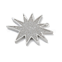 Покрытие стойки латунь микропаве прозрачные подвески из кубического циркония&nbsp;KK-G515-32P