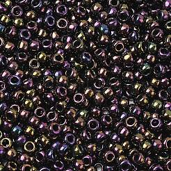 トーホー 8/0ラウンドビーズ  日本製シードビーズ  （メタリックアイリスパープル85)個  3mm  穴：1mm  約1110個/50g&nbsp;SEED-XTR08-0085