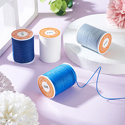 4 rouleau de cordon rond en polyester ciré 4 couleurs&nbsp;YC-TA0001-21B