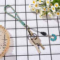 Брелок на запястье в стиле бохо макраме&nbsp;KEYC-SW00004-04