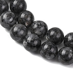 Натуральные нити бус из ларвикита&nbsp;G-A310-A03-16mm