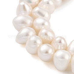 Fili di perle di perle d'acqua dolce coltivate naturali&nbsp;PEAR-C003-12H-X