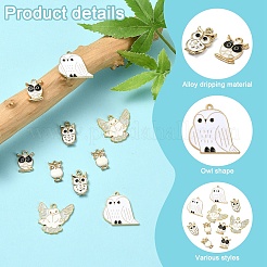 10шт 5 стиля подвески из сплава с эмалью&nbsp;FIND-YW0006-21