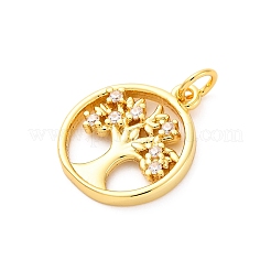 Латунные микро проложить кубического циркония подвески KK-D325-57G-01
