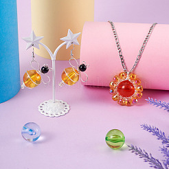 90шт 15 цвета прозрачные акриловые бусины&nbsp;MACR-TA0001-21