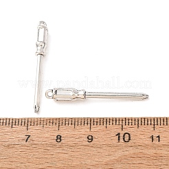 Tibetischer stil Aluminium Anhänger & Charms&nbsp;AL-CBA5212-24AS