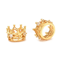 Латунь микропаве прозрачный кубический цирконий европейский бисер ZIRC-P086-36G