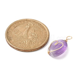 Подвески из медной проволоки из смешанных драгоценных камней&nbsp;PALLOY-JF02139