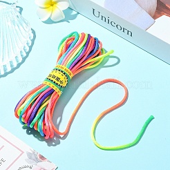 10 м сегментный окрашенный нейлоновый атласный шнур с переплетением нитей&nbsp;OCOR-YW0001-17