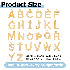 104 шт. 26 стиля 201 подвески из нержавеющей стали STAS-HS0001-43