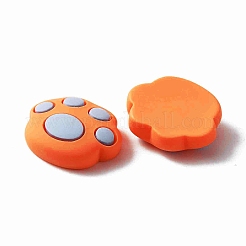 Cabochons en résine opaque&nbsp;RESI-WH0035-17D