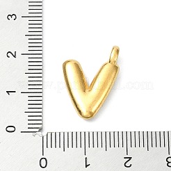 Placcatura ionica (ip) ciondoli in acciaio inossidabile 304&nbsp;STAS-U033-02G-V