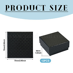 Подарочные коробки для хранения из фактурного картона с ромбами&nbsp;CON-TAC0010-03B-06