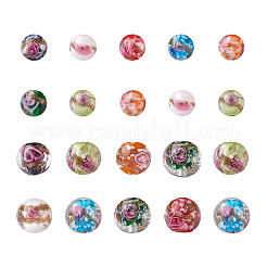 Бусины ручной работы бусины золотого песка LAMP-CD0001-06