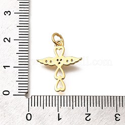 Латунные микро проложить кубического циркония подвески&nbsp;KK-B128-11G-03