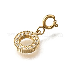 Кольцо 304 нержавеющая сталь стразы подвеска украшения&nbsp;STAS-H202-09G