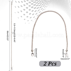 Ремни для сумок из сплава со стразами&nbsp;FIND-WH0111-443