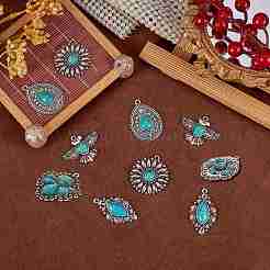 Подвески из сплава в тибетском стиле FIND-SZ0002-37