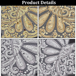 2 комплект 2-х цветных кружевных вышитых аксессуаров для костюмов&nbsp;DIY-BC0009-38