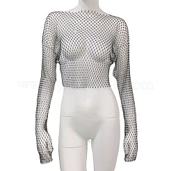 Chaînes de corps en polyester et strass&nbsp;WG96638-06
