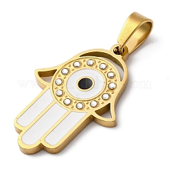 Подвески из нержавеющей стали 304 со стразами&nbsp;STAS-S163-29G-01