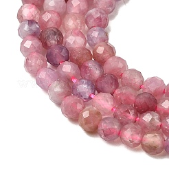 Натуральный розовый турмалин бисер нитей&nbsp;G-N342-33B