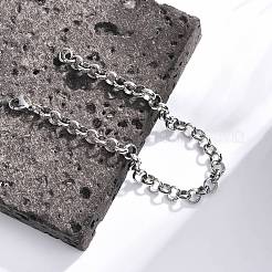 Браслеты-цепочки из нержавеющей стали 304&nbsp;LS-BJEW-I202-02B